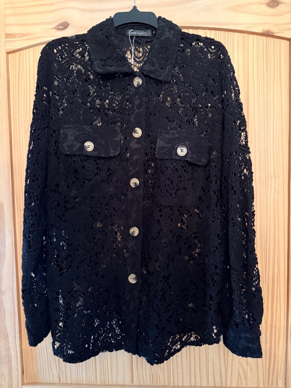 Lace shacket